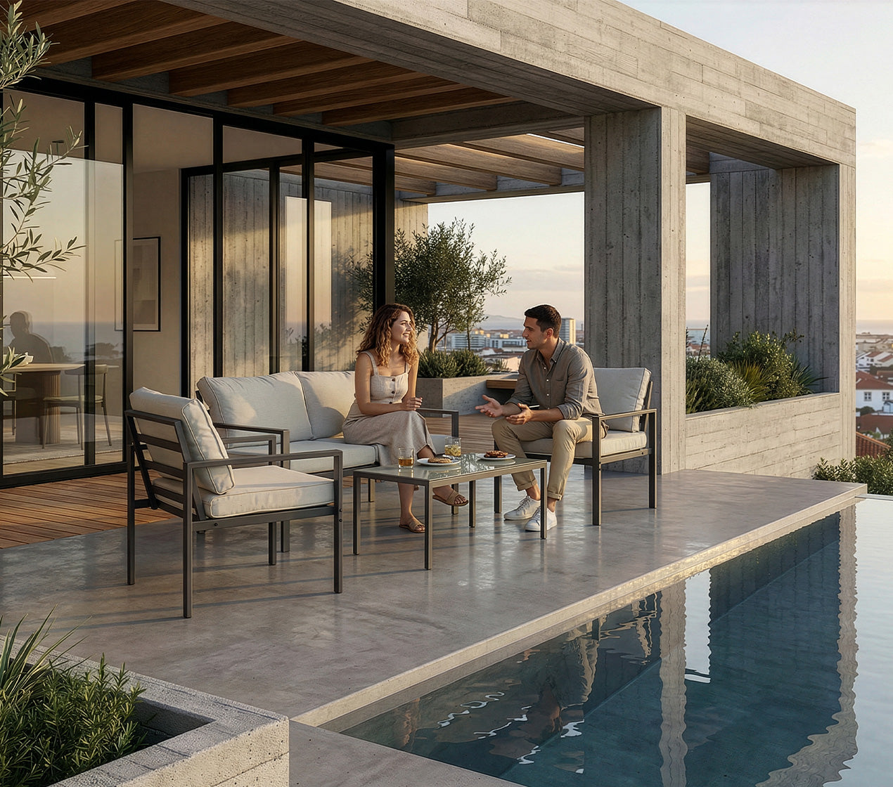 Conj. Jardim 4 Lugares SHIRA