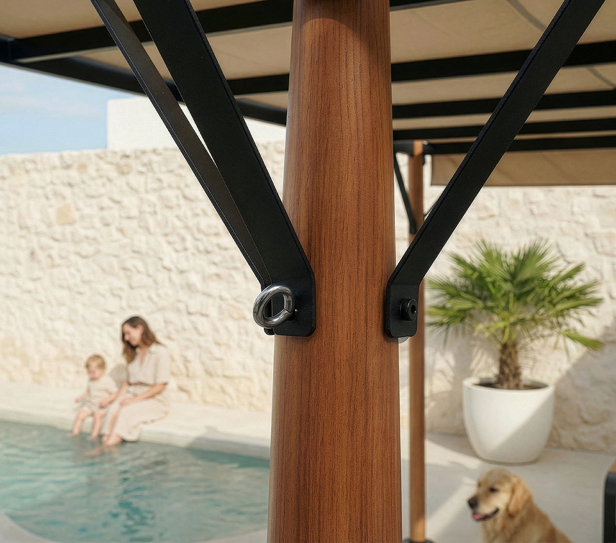 Pérgola TAMISA WOOD 3x3