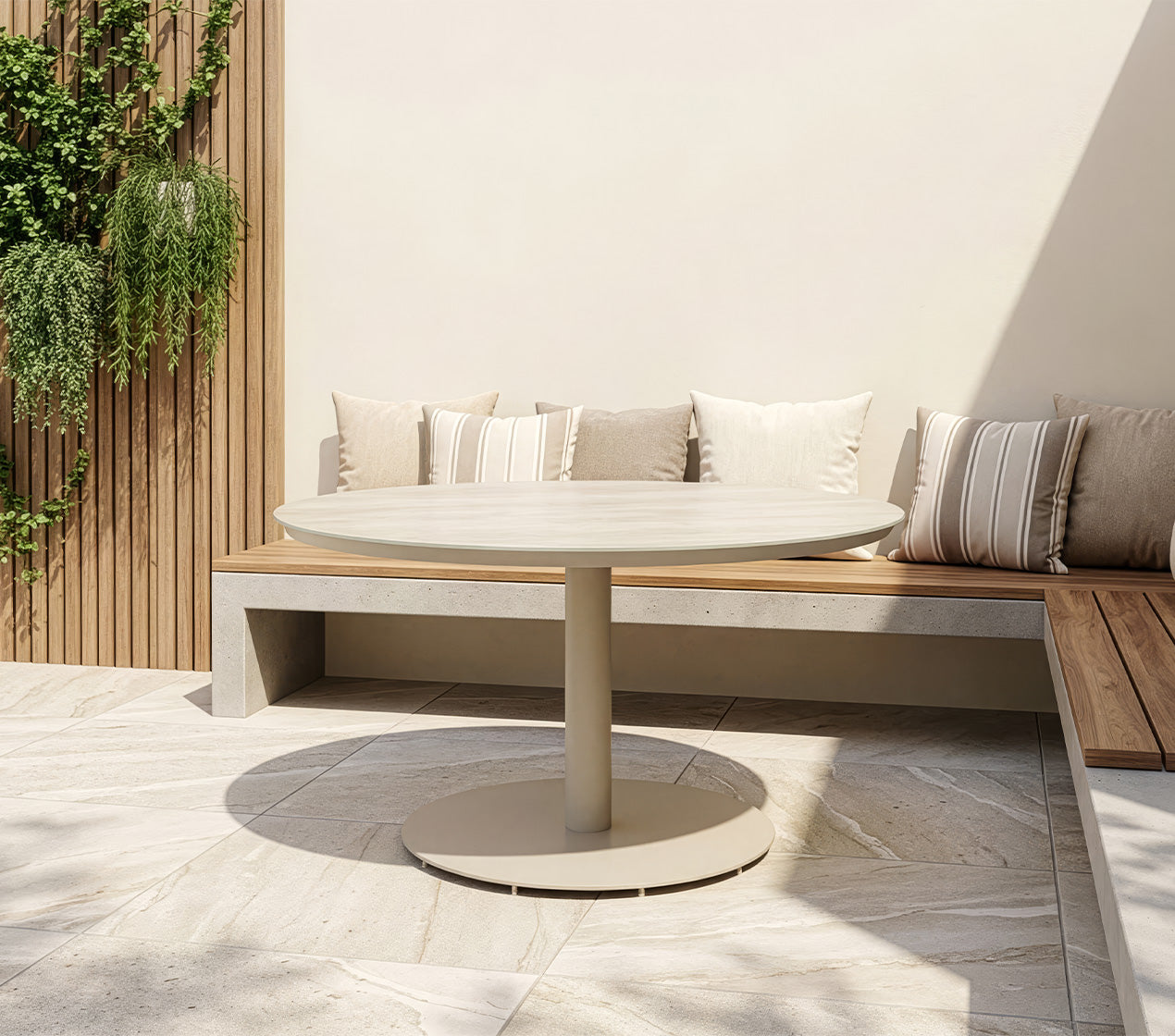 Mesa 4 Lugares Ø140x75,5cm BALONNE