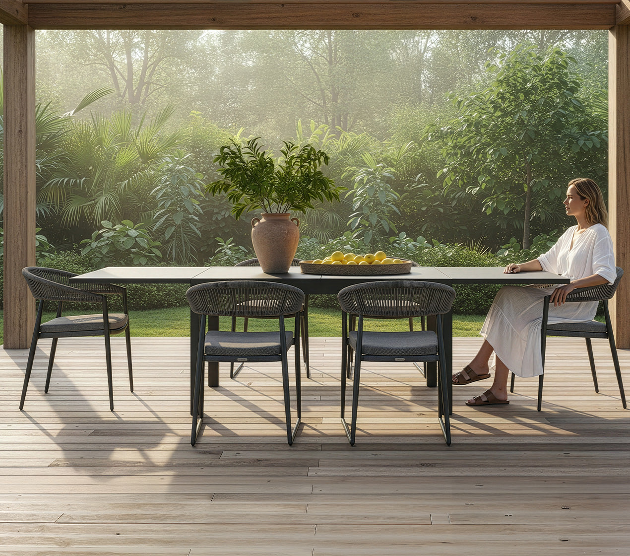 Mesa Extensível 6-8 Luagres 135-270x90x75,5cm AFON