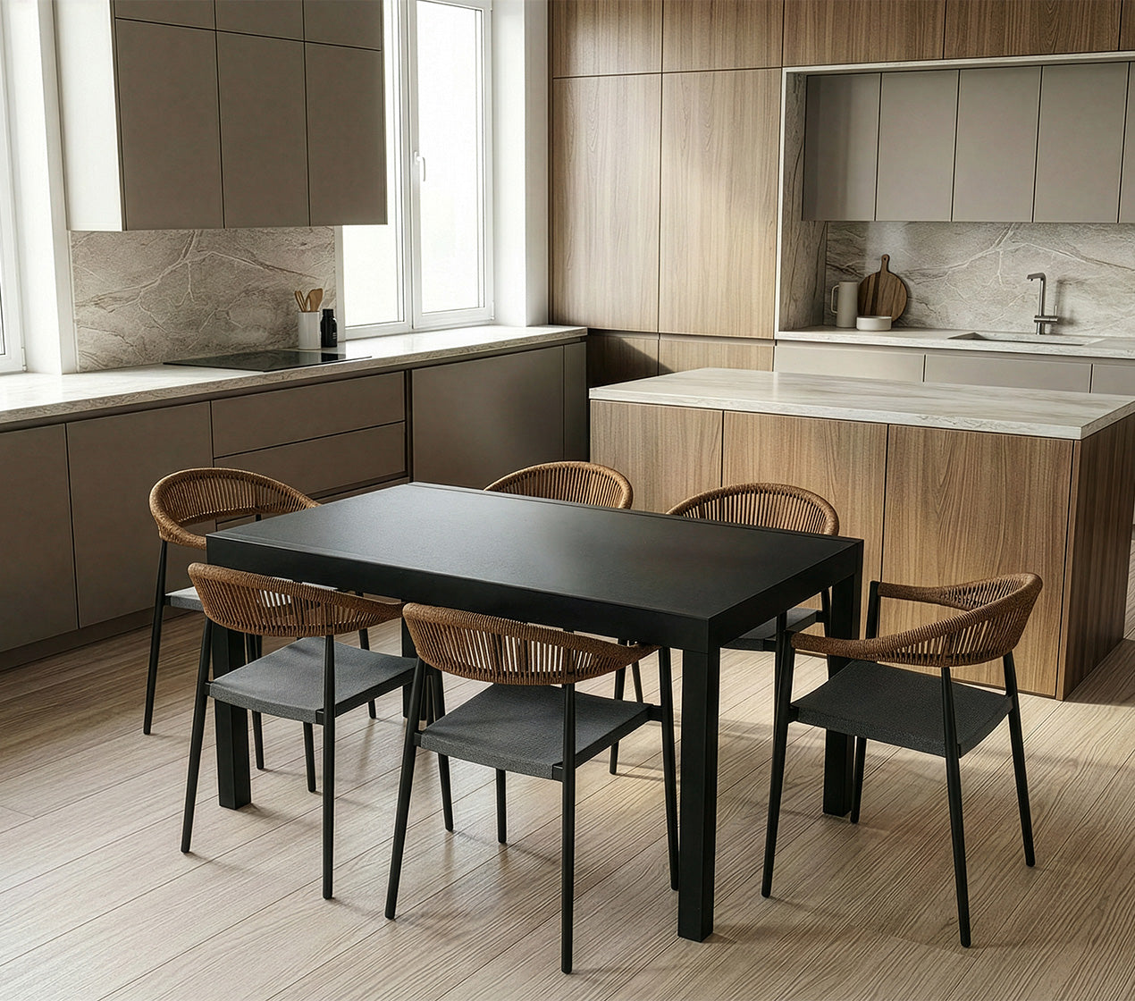 Mesa Extensível 6-8 Luagres 135-270x90x75,5cm AFON