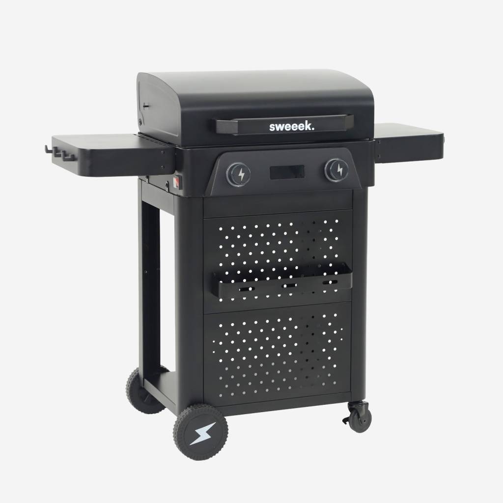 Churrasqueira elétrica de aço esmaltado 2 queimadores 2300W