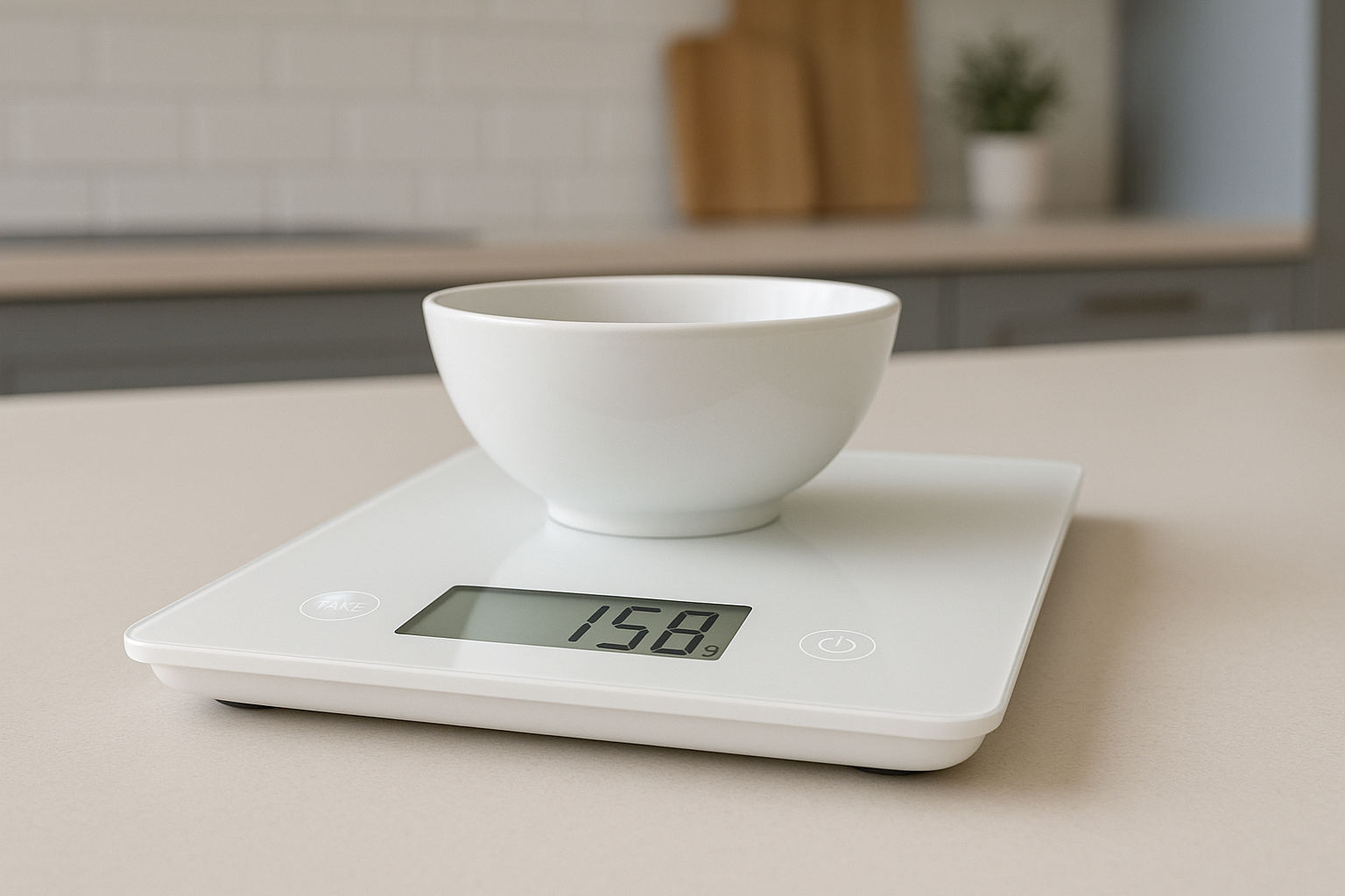 Balança Digital de Cozinha com Vidro Temperado LCD 5 kg