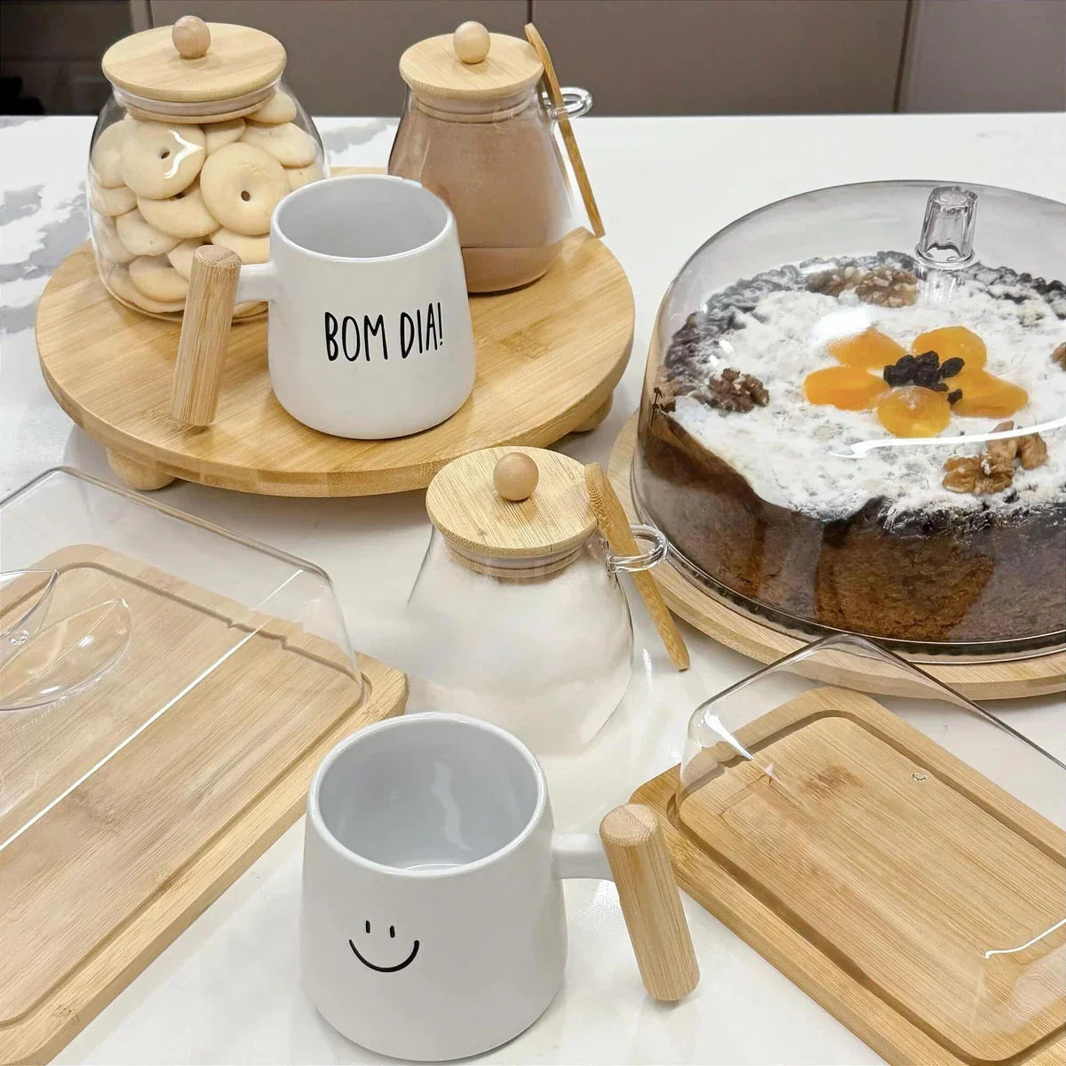 Kit Caixa do Mês | Bambu Mesa Posta com 10 Peças