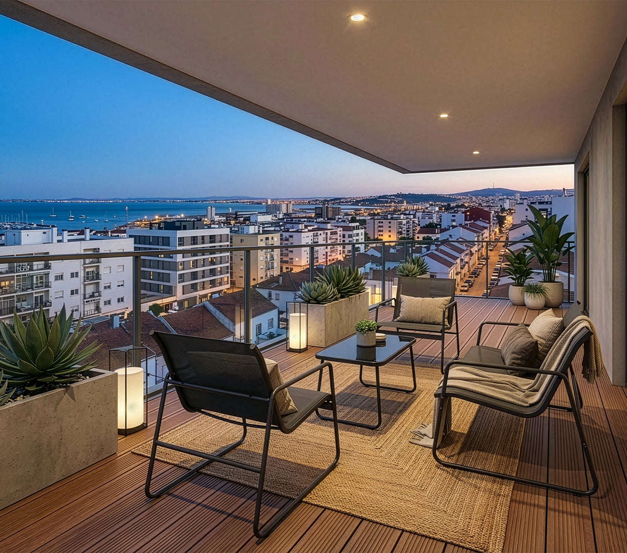 Conj. Jardim 4 Lugares TANARO SLIM