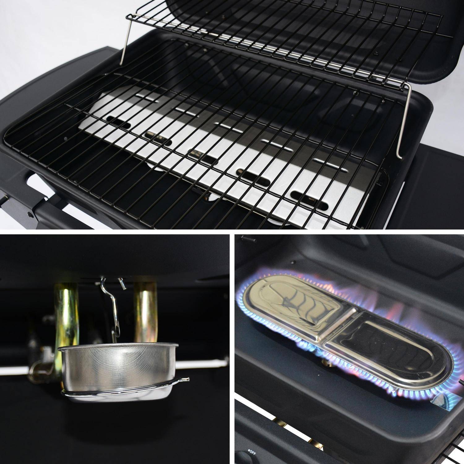 Barbecue a gás de 2 queimadores