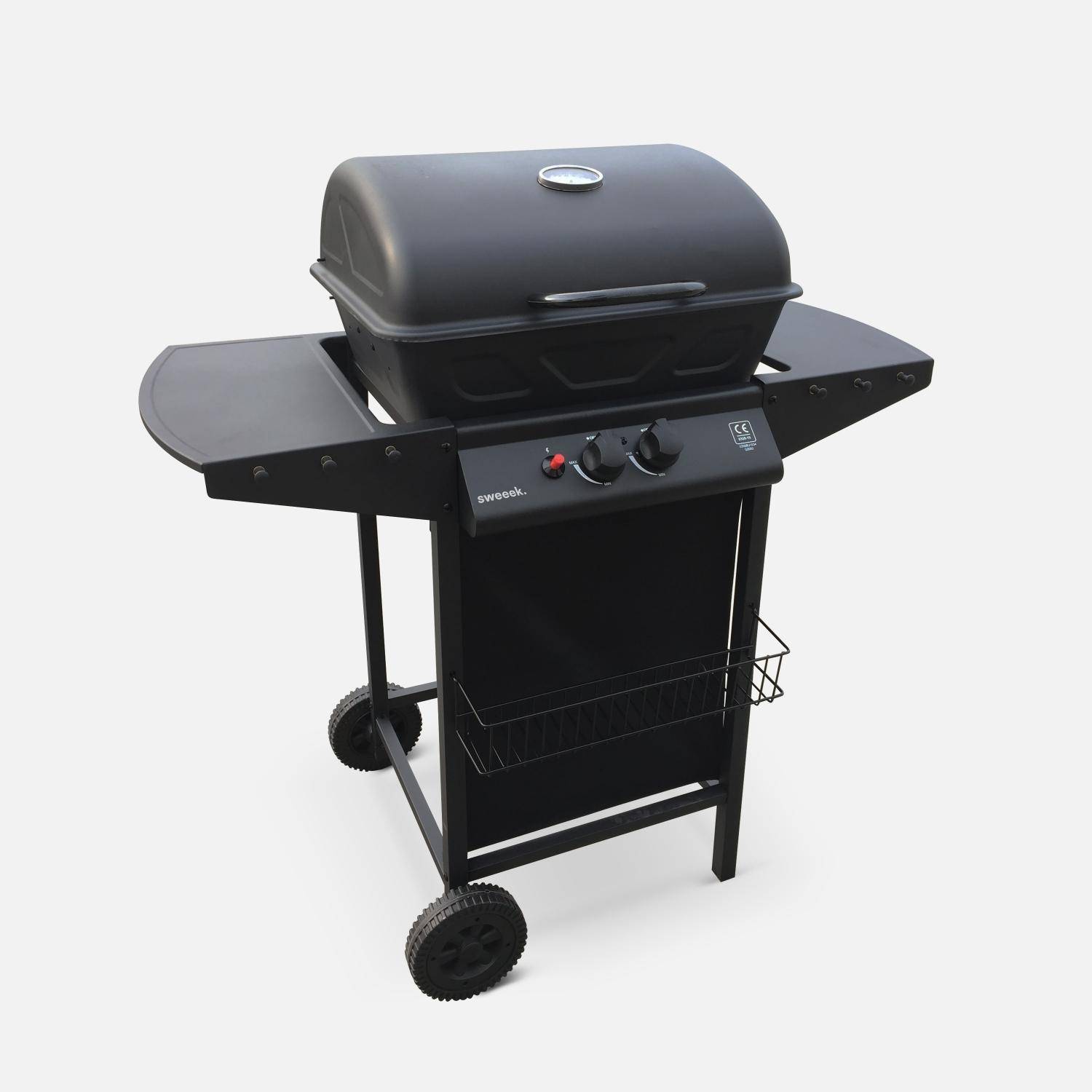 Barbecue a gás de 2 queimadores