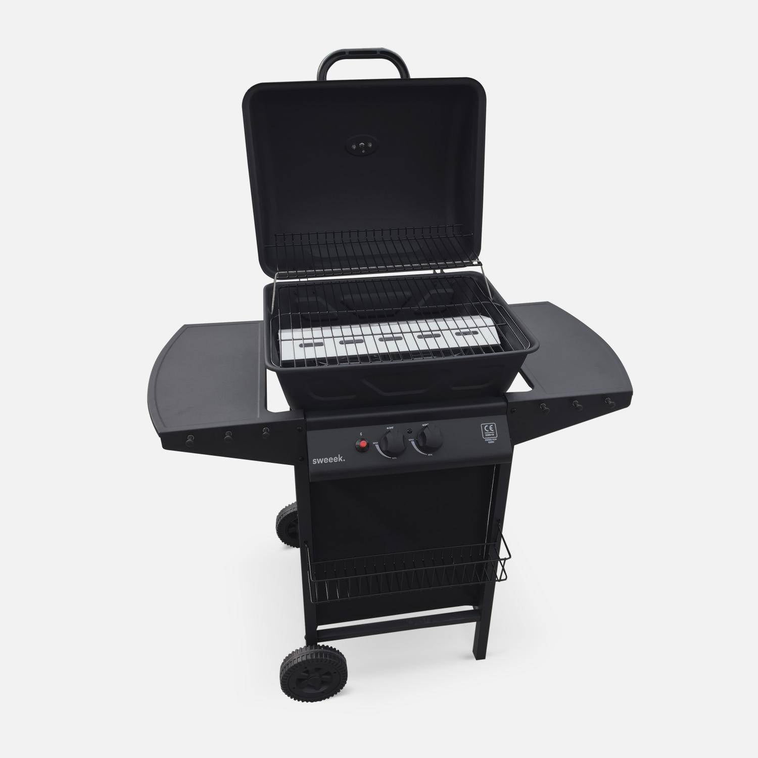 Barbecue a gás de 2 queimadores