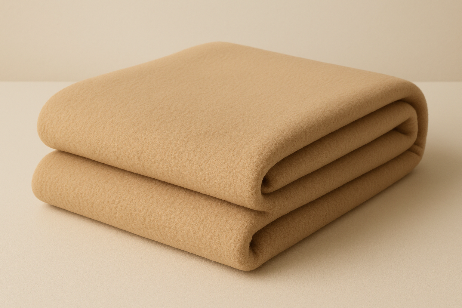 Manta Simples Bege 120x150 cm - Fleece