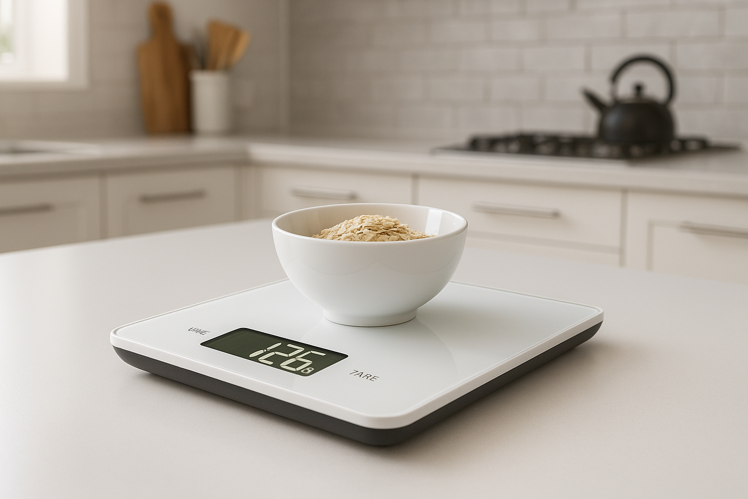 Balança Digital de Cozinha com Vidro Temperado LCD 5 kg