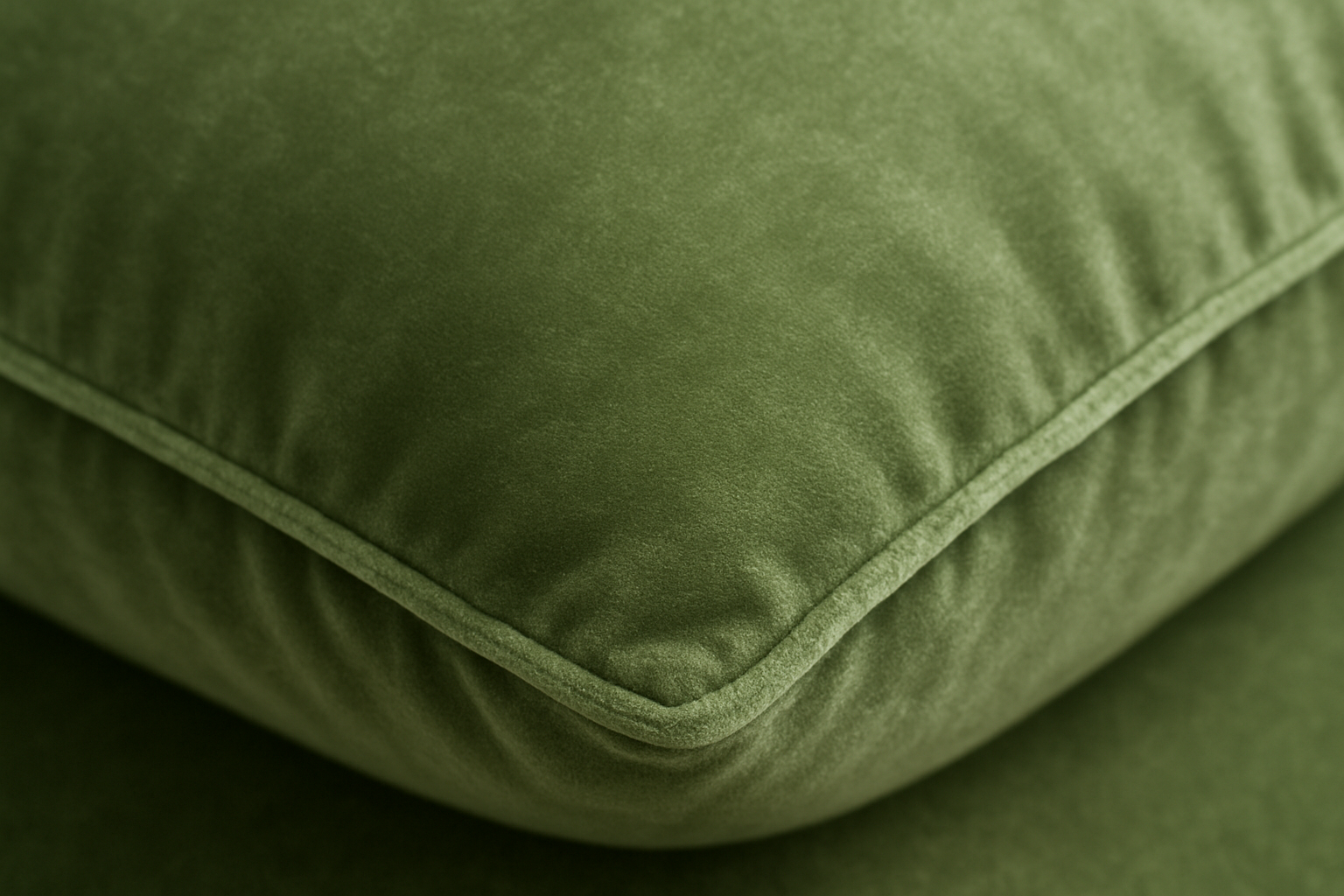 Almofada Decorativa Verde Sálvia Veludo - 45x45cm